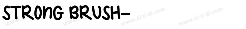 Strong Brush字体转换